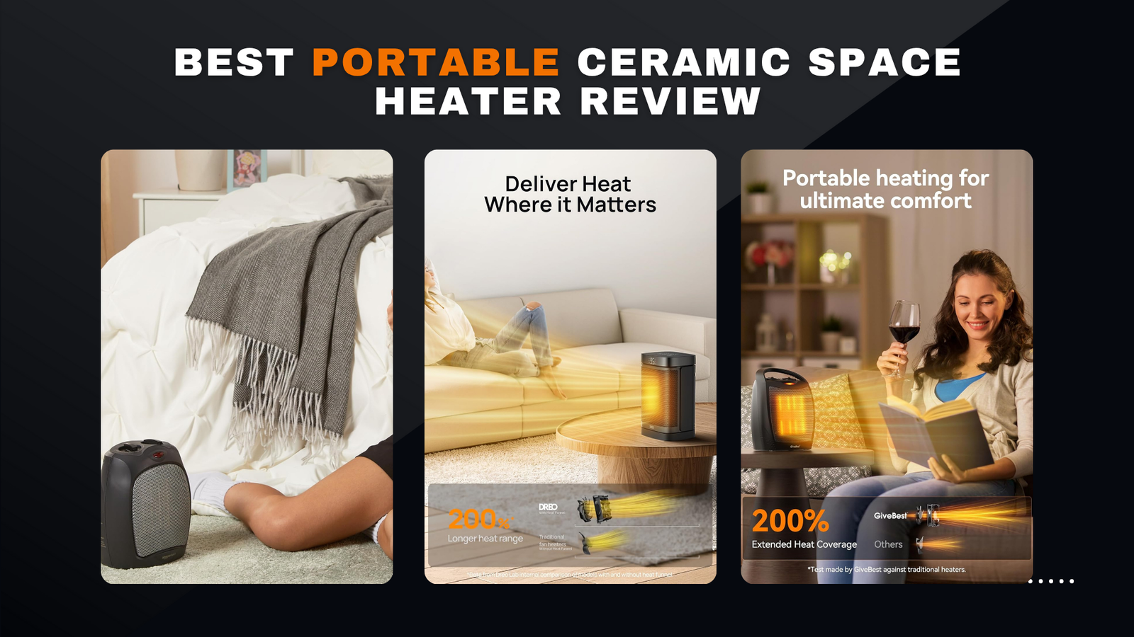 Best Portable Ceramic Space Heater? Amazon Basics vs Dreo vs GiveBest: The Ultimate Review